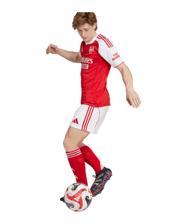 adidas fc arsenal london hjemmebaneshorts 202526 hvid