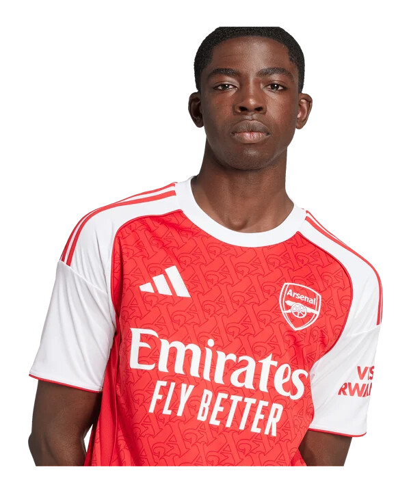 adidas fc arsenal london hjemmebanetrøje 202526 rød
