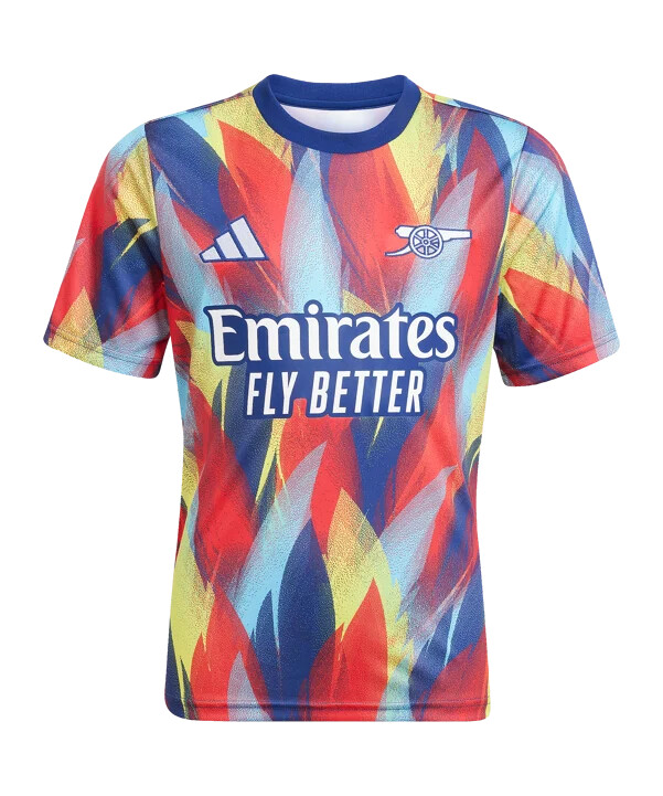 adidas fc arsenal london prematch t-shirt 20252026 børn blå