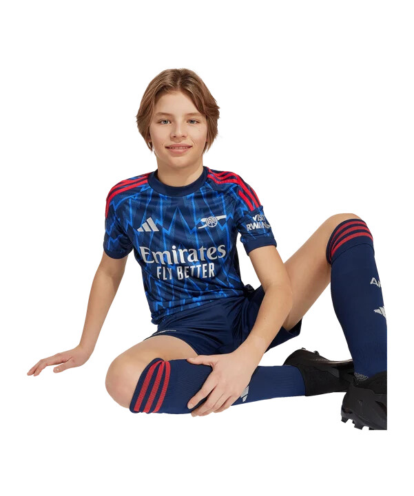 adidas fc arsenal london udebanetrøje 202526 børn blå