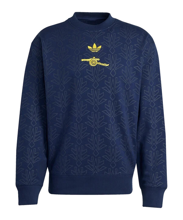adidas fc arsenal london lfstlr sweatshirt blå