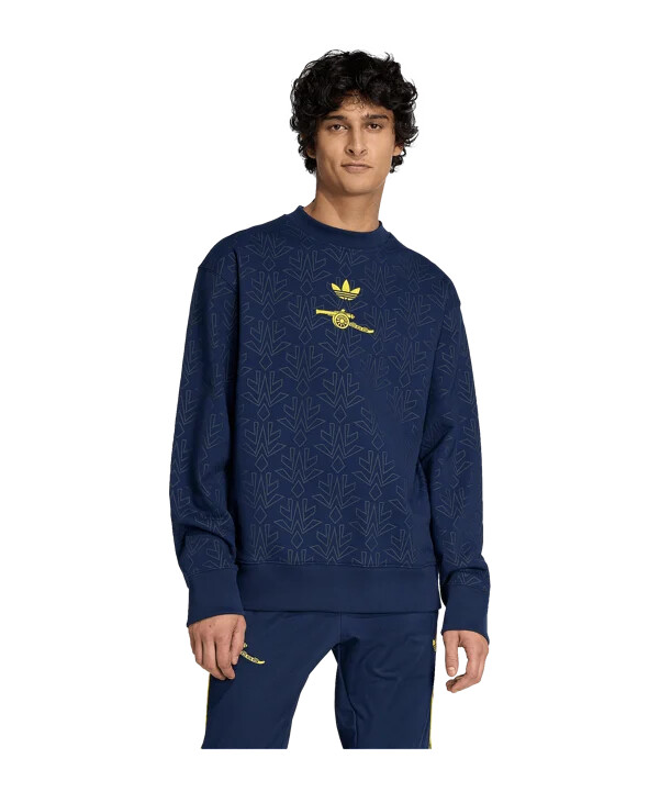 adidas fc arsenal london lfstlr sweatshirt blå