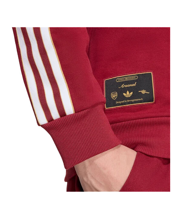 adidas fc arsenal london icon sweatshirt rød
