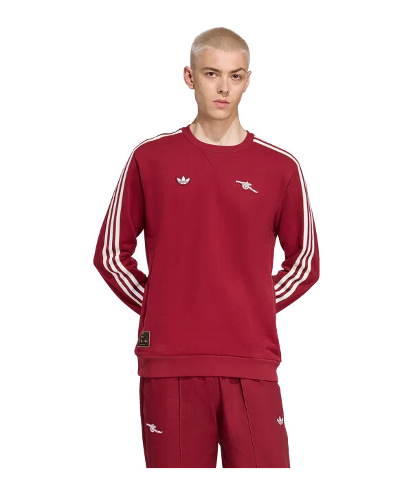 adidas fc arsenal london icon sweatshirt rød