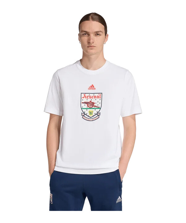 adidas fc arsenal london 92-94 t-shirt hvid