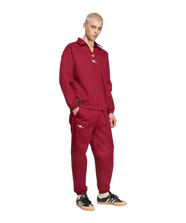 adidas fc arsenal london icon drill pants rød
