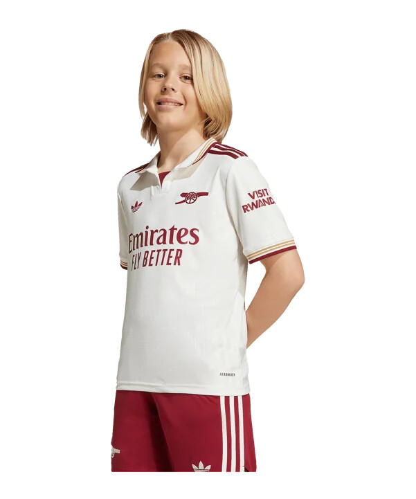 adidas fc arsenal london 3. trøje 20252026 børn hvid