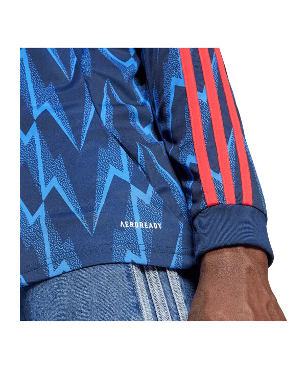 adidas fc arsenal london langærmet udebanetrøje 202526 blå
