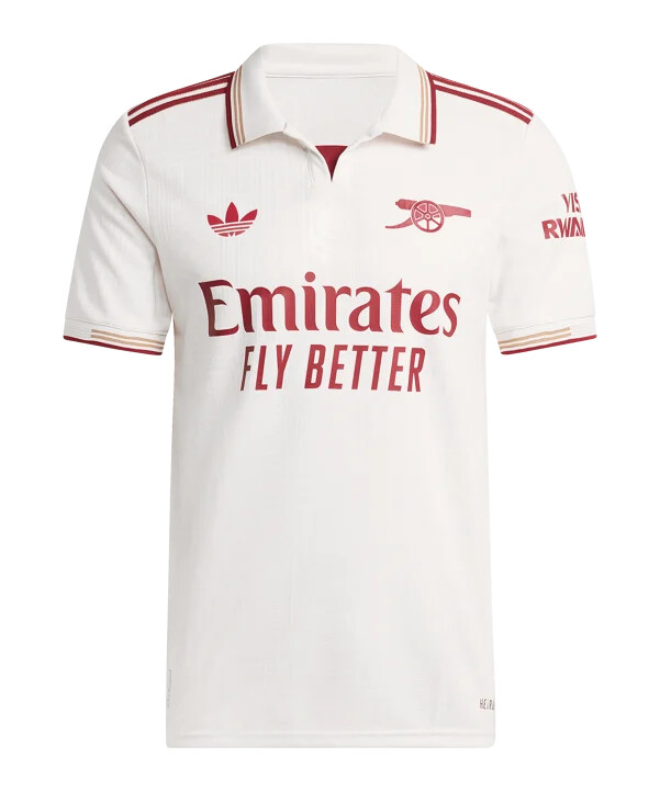 adidas fc arsenal london autentisk 3. trøje 20252026 hvid