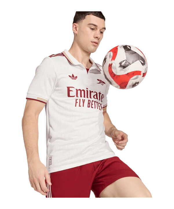 adidas fc arsenal london autentisk 3. trøje 20252026 hvid