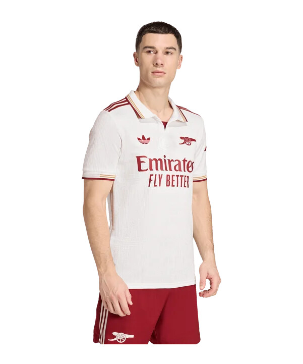 adidas fc arsenal london autentisk 3. trøje 20252026 hvid