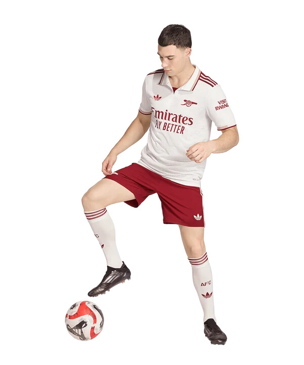 adidas fc arsenal london autentisk 3. trøje 20252026 hvid