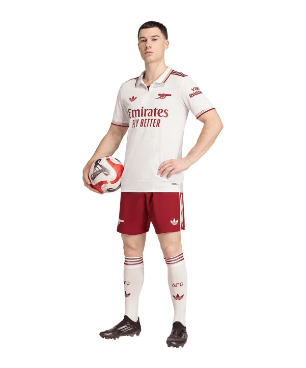 adidas fc arsenal london autentisk 3. trøje 20252026 hvid