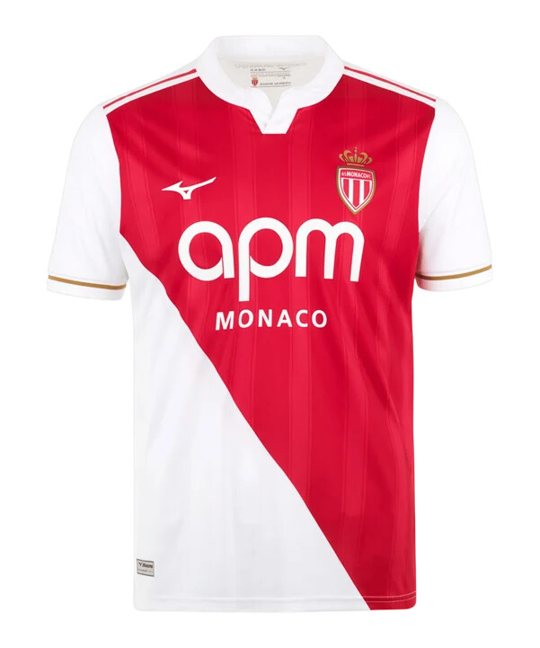mizuno as monaco hjemmebanetrøje rød f59