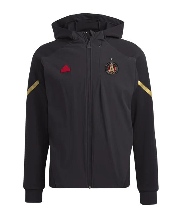 adidas atlanta united anthem jakke sort