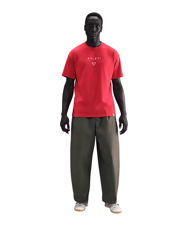 nike atletico madrid t90 ordmærke t-shirt rød f614