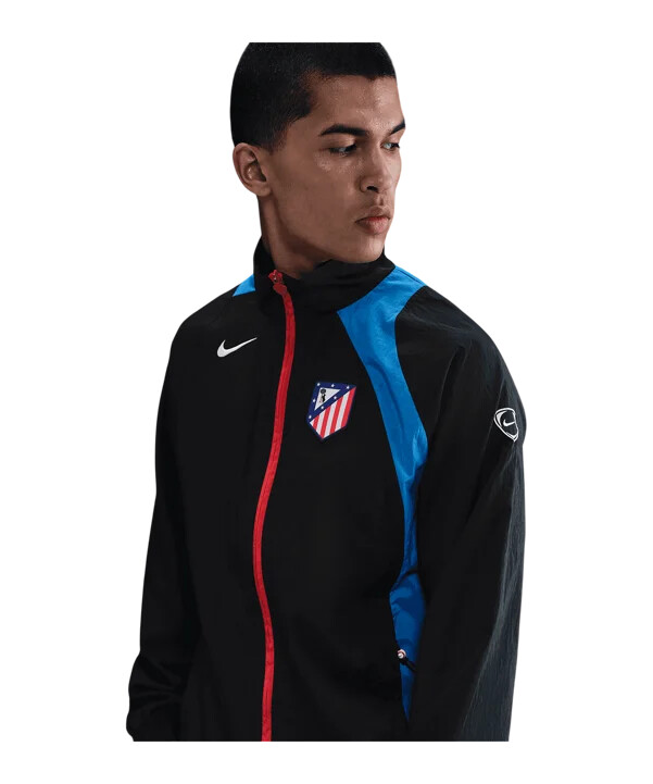 nike atletico madrid t90 træningsjakke sort f010