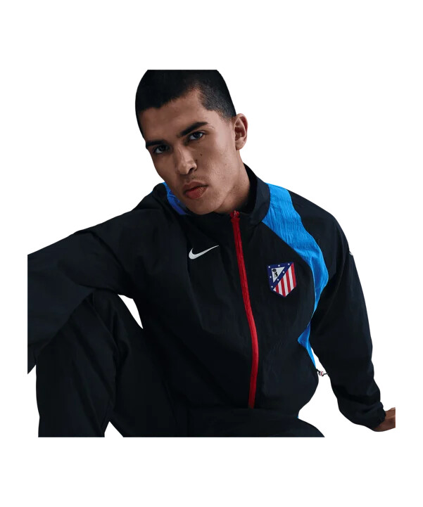 nike atletico madrid t90 træningsjakke sort f010