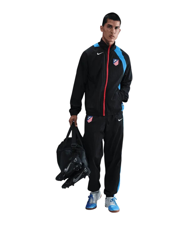 nike atletico madrid t90 træningsjakke sort f010