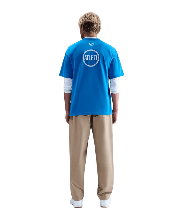 nike atletico madrid t90 remix t-shirt blå f406