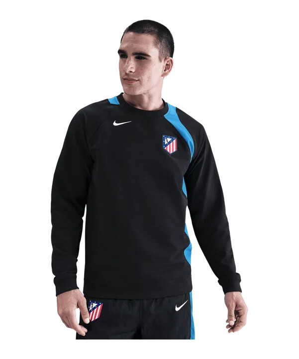 nike atletico madrid t90 sweatshirt sort f010