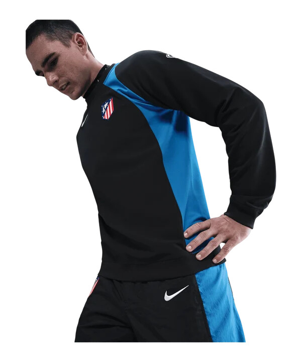 nike atletico madrid t90 sweatshirt sort f010