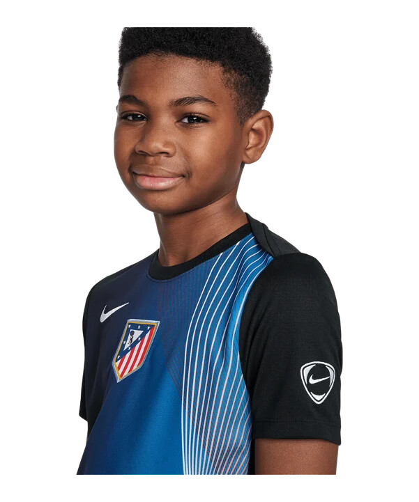 nike atletico madrid træningstrøje børn sort f010