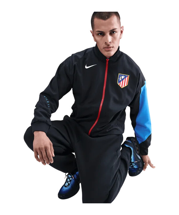 nike atletico madrid anthem jakke sort f010