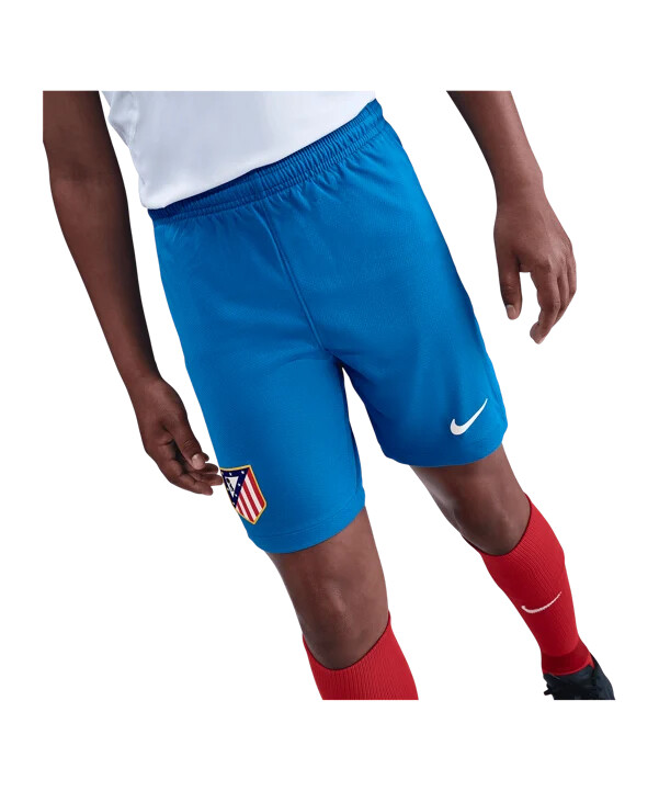 nike atletico madrid shorts 3. trøje 20252026 børn blå f406