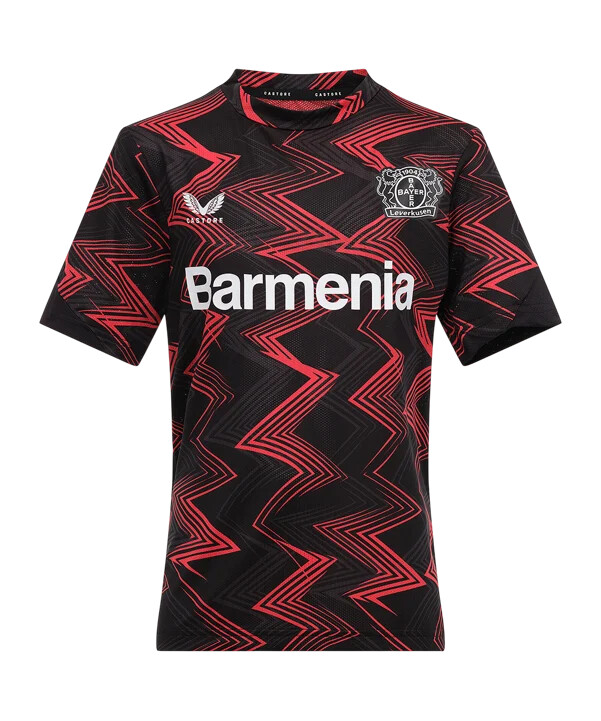 castore bayer 04 leverkusen liga kampdag t-shirt børn sort f015