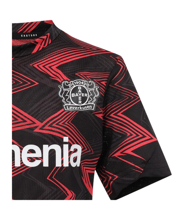 castore bayer 04 leverkusen liga kampdag t-shirt børn sort f015
