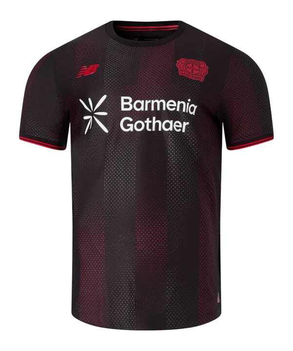 new balance bayer 04 leverkusen hjemmebanetrøje 20252026 rød