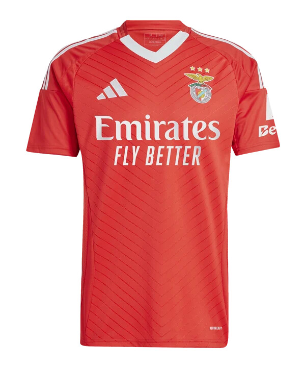 adidas benfica lissabon trøje hjemme 20242025 børn rød