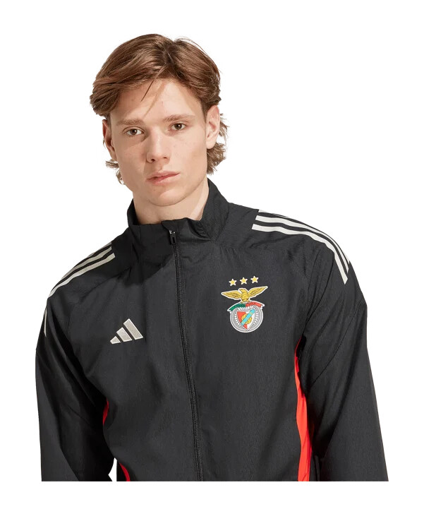 adidas benfica lissabon præsentationsjakke sort