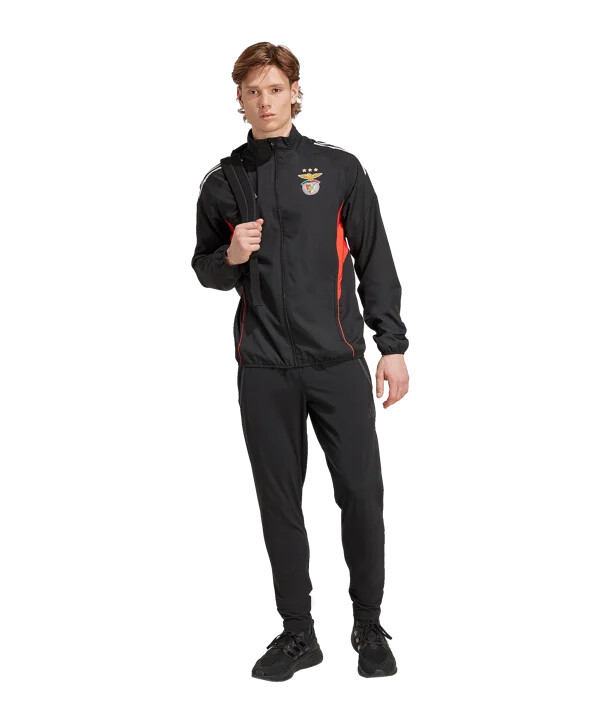 adidas benfica lissabon præsentationsjakke sort