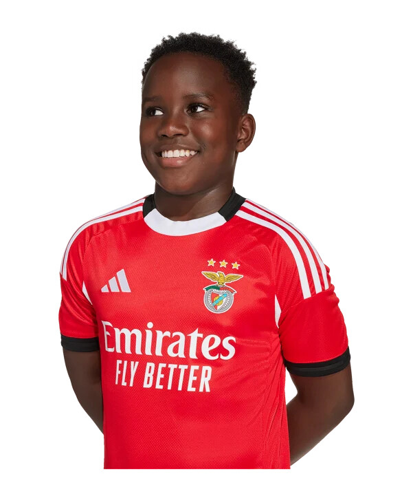 adidas benfica lissabon trøje hjemme 20252026 børn rød