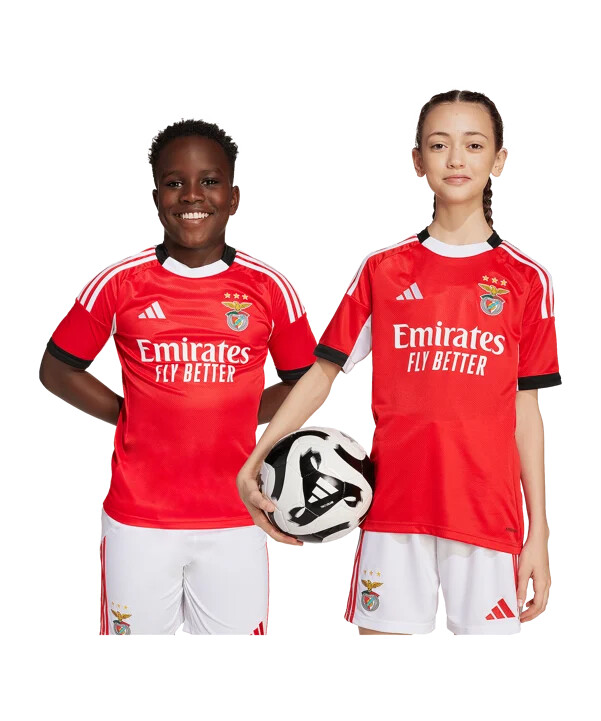 adidas benfica lissabon trøje hjemme 20252026 børn rød