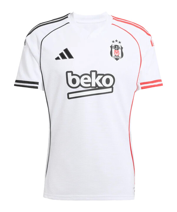 adidas besiktas istanbul hjemmebanetrøje 20252026 hvid