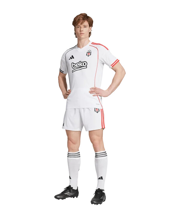 adidas besiktas istanbul hjemmebanetrøje 20252026 hvid