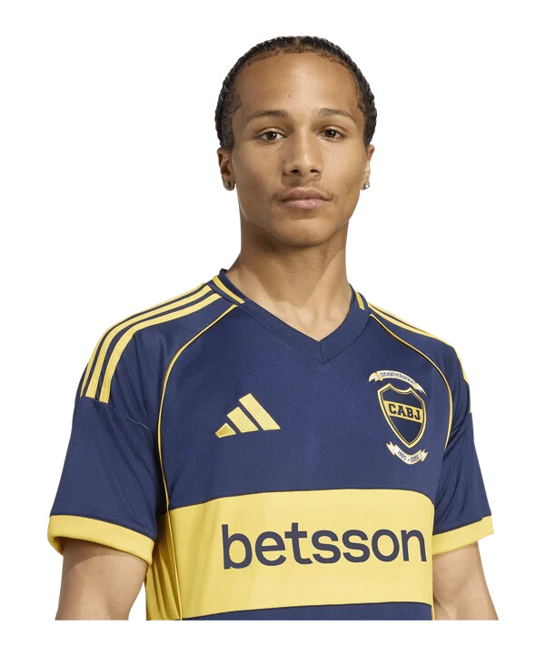 adidas boca juniors hjemmebanetrøje 20252026 blå