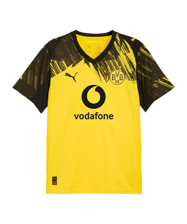 puma borussia dortmund hjemmebanetrøje 20252026 gul f01