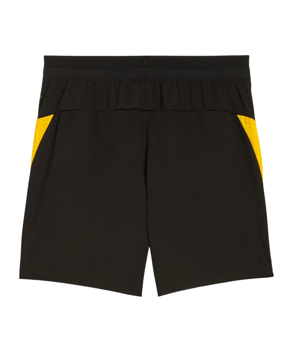puma borussia dortmund træningsshorts børn med lommer sort f05