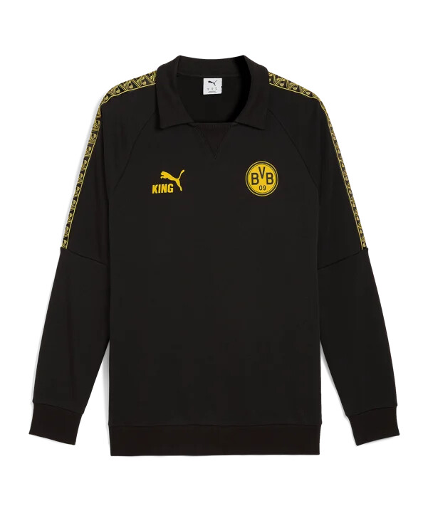puma borussia dortmund king sweatshirt sort f10