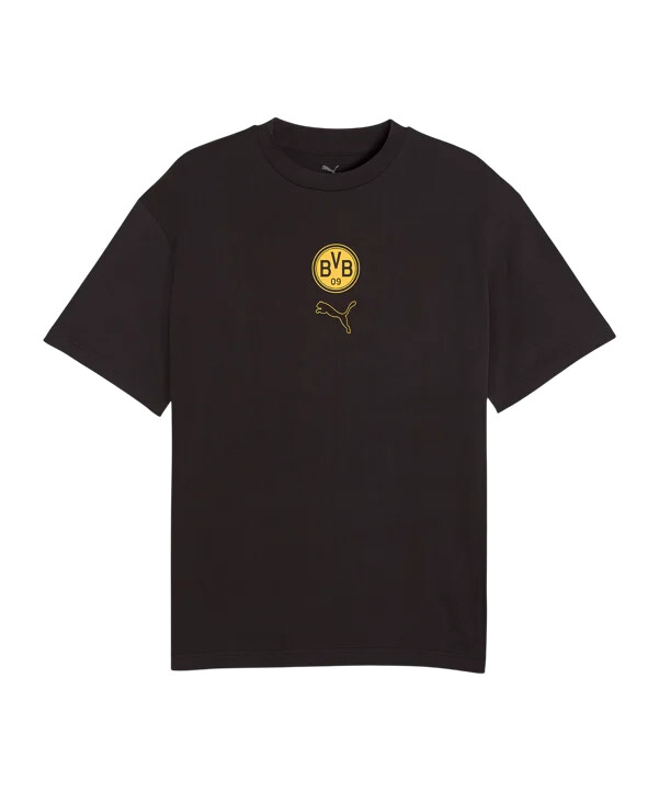 puma borussia dortmund fodboldtrøje cellerator t-shirt sort f10