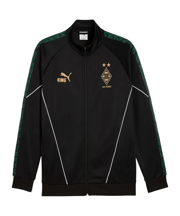 puma borussia mönchengladbach king anthem jakke sort f19