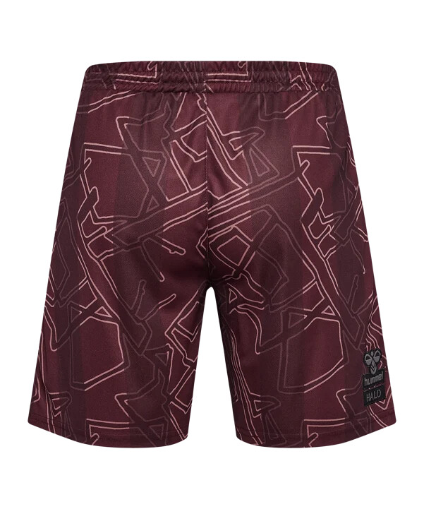 hummel danmark x halo shorts 2024 blå f8186