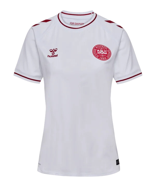hummel danmark dbu udebanetrøje 2025 dame hvid f9001