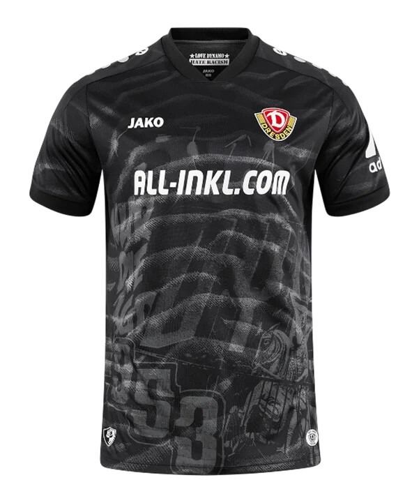 jako dynamo dresden udebanetrøje 20252026 børn sort f800