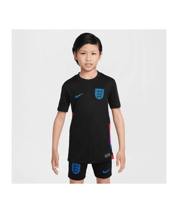 nike england udebanetrøje 2025 børn sort f010
