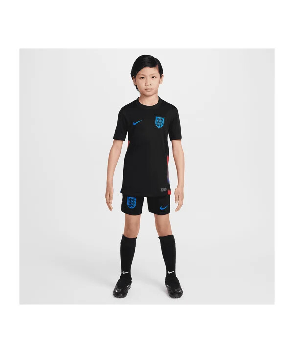 nike england udebanetrøje 2025 børn sort f010